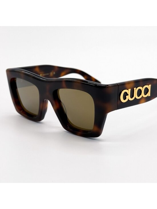NEW GUCCI SUNGLASSES GG1772S 007 HAVANA SQUARE UNISEX GUCCI EYEWEAR main image 12